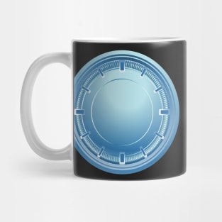 Clock Face - Blue Mug